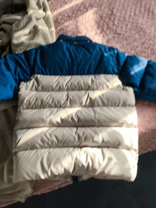 Bomber Nike ragazzo beige/blu