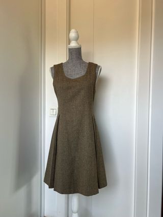 Vestido tweed Borberry beige