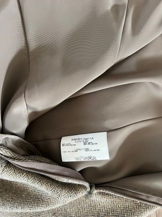 Vestido tweed Borberry beige