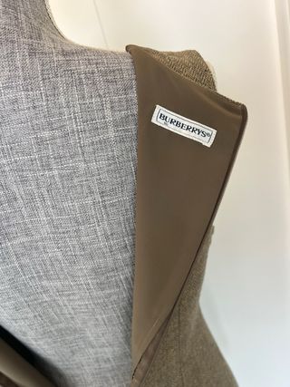 Vestido tweed Borberry beige