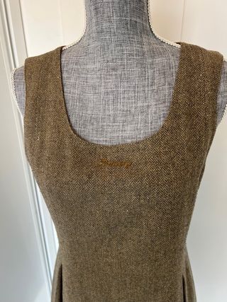 Vestido tweed Borberry beige