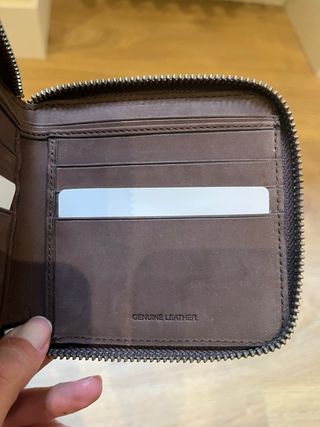 Cartera Hackett Piel Marrón Cocodrilo