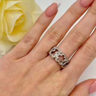 Anillo Tous Oro Blanco 18kt y Diamantes