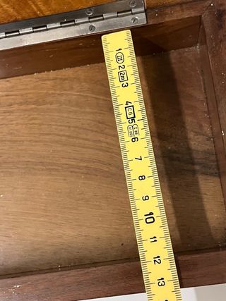 Scatola portagioie antica in legno