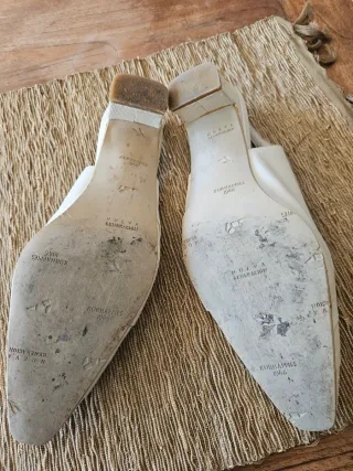 Zapatos Kurhappies Beige/Plata Talla 38