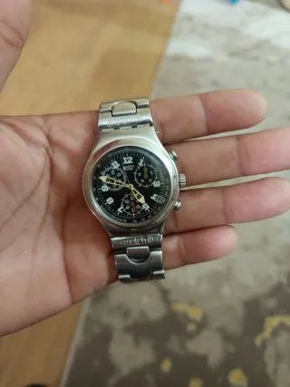 Orologio Swatch Cronografo Acciaio
