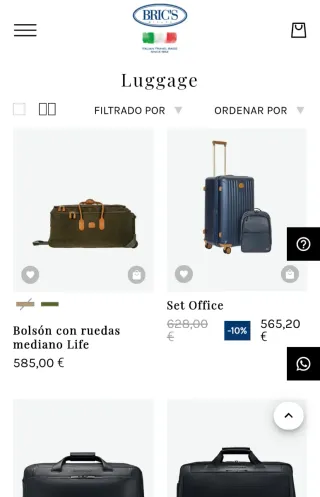 Bolso de viaje Brics con ruedas