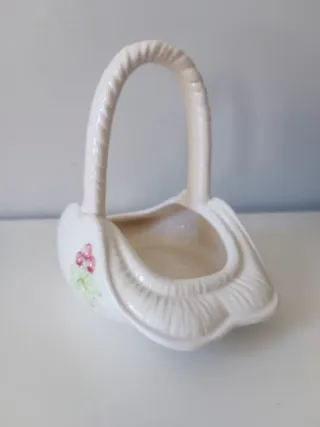 Centro de Mesa Cesta Hispania Vintage Porcelana