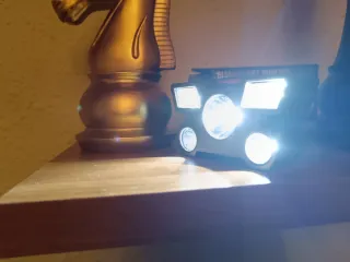 Linterna frontal recargable LED