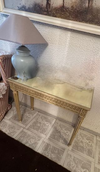 Consola Luis XVI hecha a mano