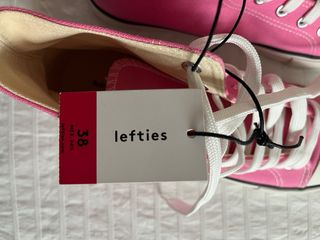Zapatillas altas rosas lona