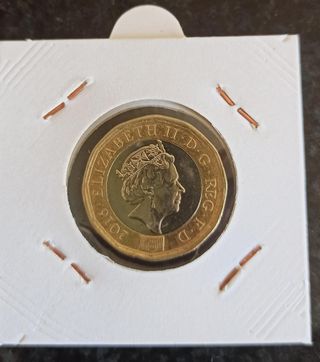 Moneda Reino Unido 1 Libra 2016