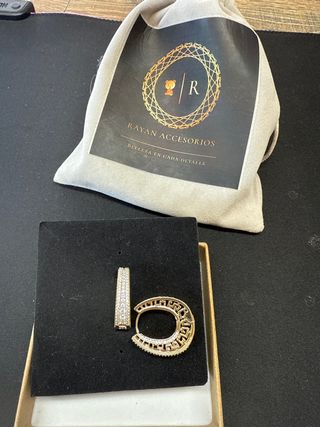 Pendientes laminado 14k Rayan Accesorios