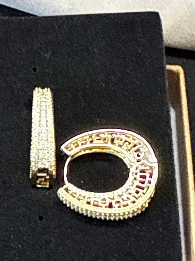 Pendientes laminado 14k Rayan Accesorios