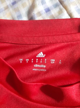 Camiseta Adidas Climalite Roja