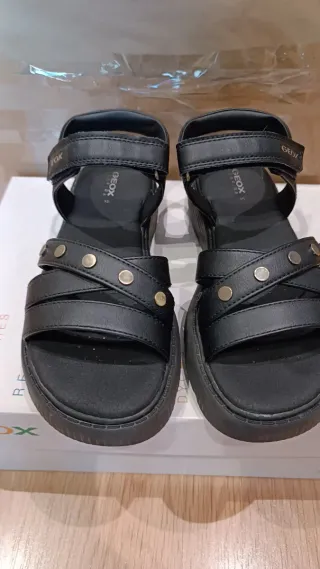 Sandalias Geox Niña Talla 35 Negras