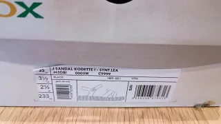 Sandalias Geox Niña Talla 35 Negras