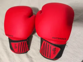 Guantes de Boxeo Outshock 10 Oz Rojos