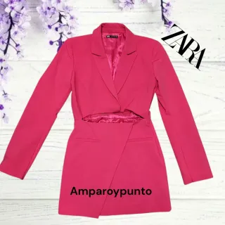 Vestido blazer cut out 