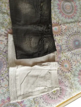 Faldas Vaqueras Mini , negra, blanca y vaquera.