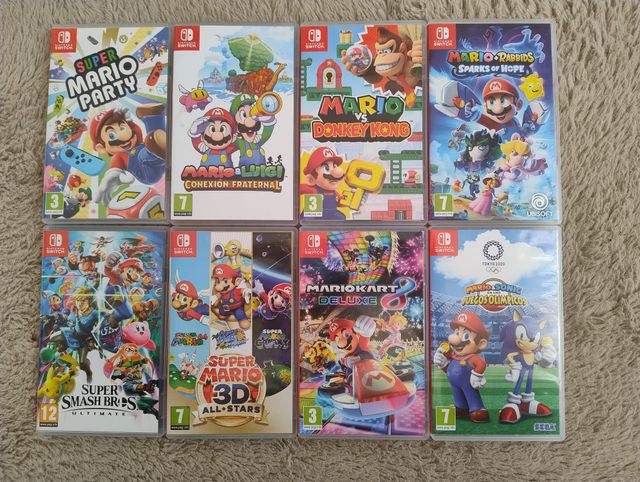 Juegos Super Mario Nintendo Switch desde 19.90€