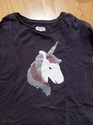 Camiseta unicornio manga larga