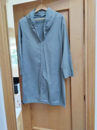 Camisa larga verde Talla M