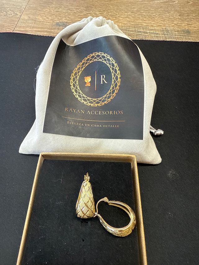 Pendientes Laminado 14k Rayan Accesorios