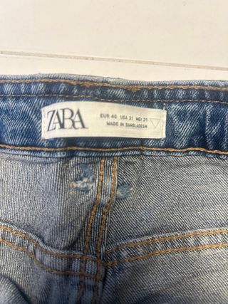 Zara Vaqueros Cortos Talla M