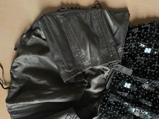Mango mini abito paillettes marrone 