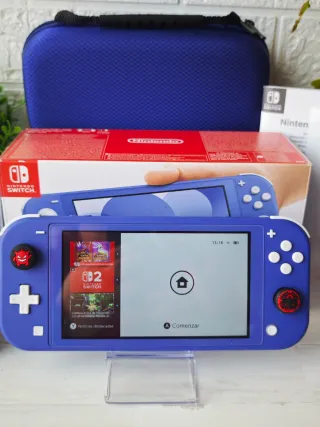 Nintendo Switch Lite blu completo