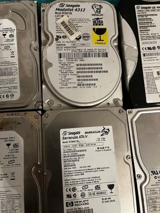 Lotto 3 Hard Disk Drive Maxtor Seagate HP non test