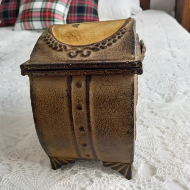 Bonito joyero vintage con girasol