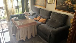 Sofa extensible y mesa