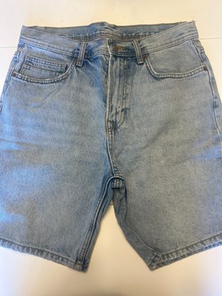 Pantalones cortos vaqueros azules