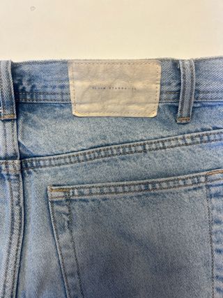 Pantalones cortos vaqueros azules