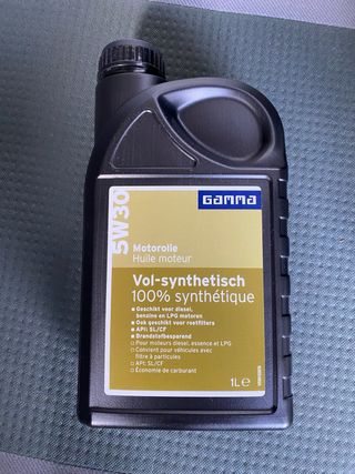 Aceite Motor 5W30 100% Sintético Gamma 1L