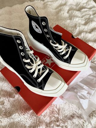 Converse Chuck 70 Deluxe Wedge Negro/Blanco