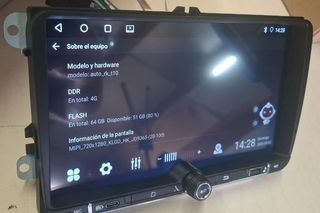 Pantalla Android 13 VW/Skoda/Golf 5/6