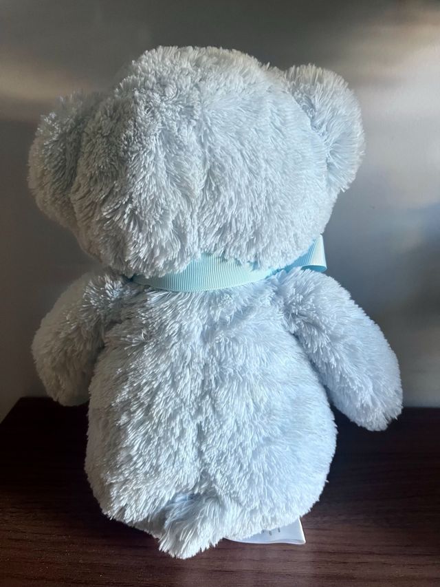 Peluche azul suave color azul