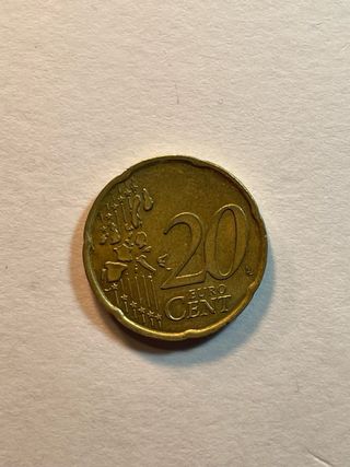 Moneda 20 Céntimos Italia 2002 MAC