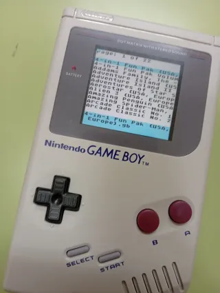 Nintendo Game Boy Classic Gris/Blanco