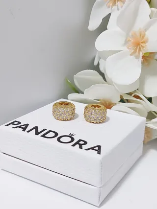 2 Charms Pandora Bañados en Oro