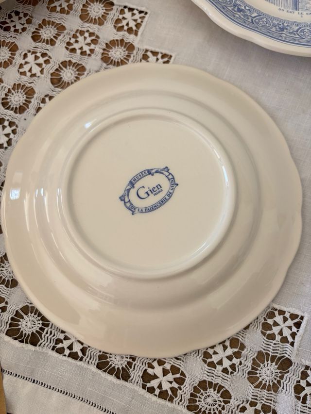 6 Platos de postre Gien