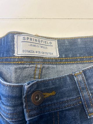 Shorts vaqueros Springfield azules