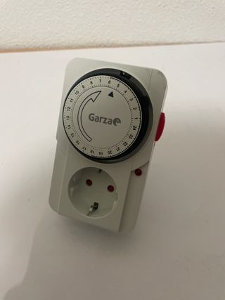 Temporizador Garza Analógico Blanco