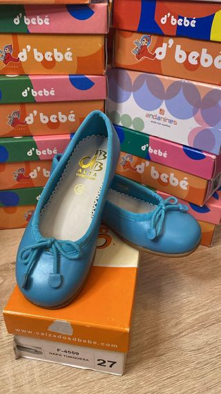 Zapatos niña lazo negros talla 36