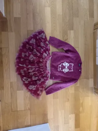 Conjunto niña 5 años: falda y jersey