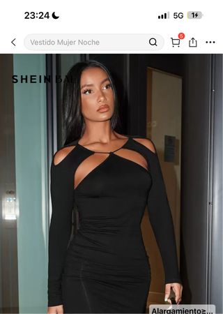 Vestido SHEIN Negro