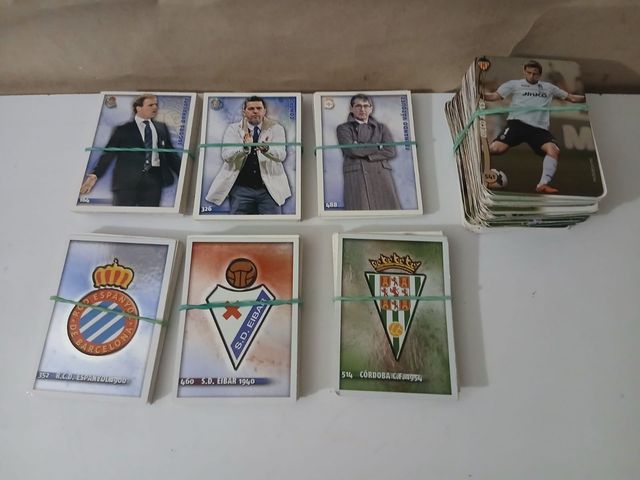Lote de cromos de fútbol